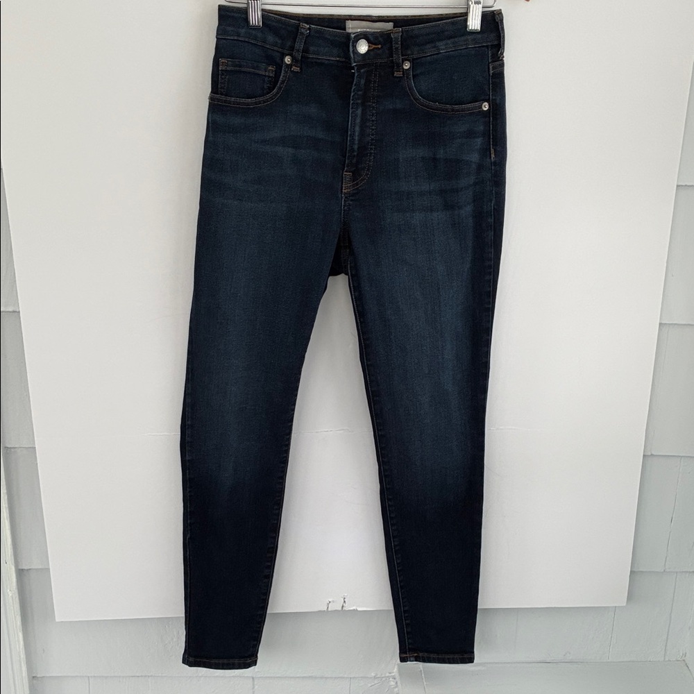 Everlane The Curvy High-Rise Skinny Jean Dark Blue Women's 29 Regular